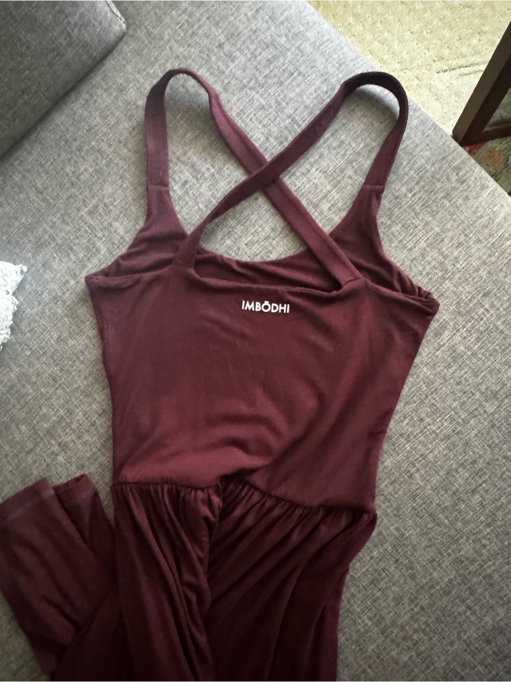 IMBODHI - BŌDHI JUMPER - BURGUNDY - Picture 4 of 6